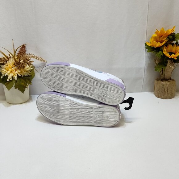 Disney Stitch Low Top Sneakers Womens 8.5 Lace-Up Glitter Accents Charm Keychain - Picture 8 of 8